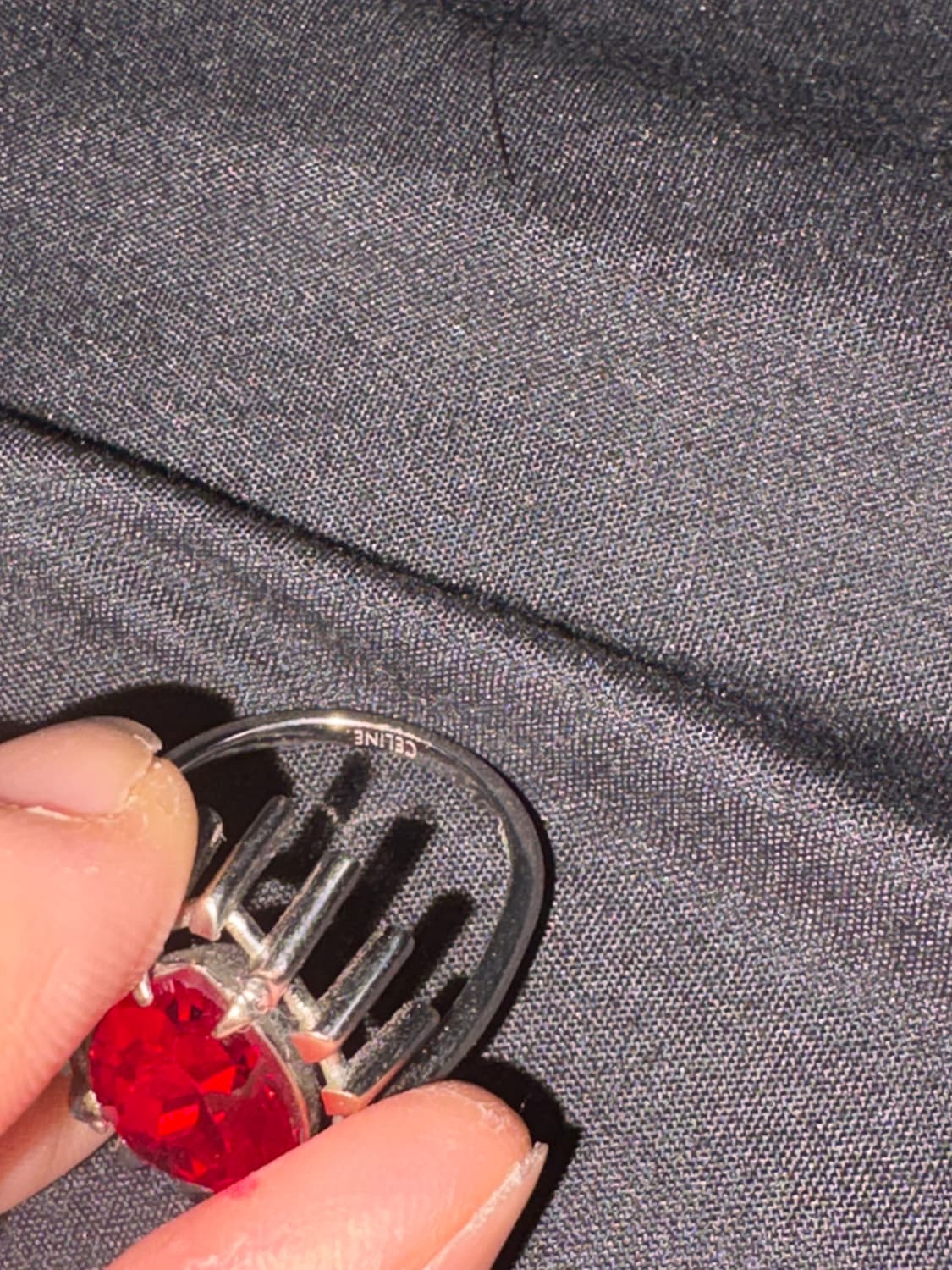 CELINE Teardrop Ring Size: 58 상품이미지4