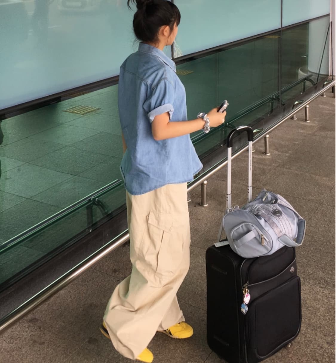 OOT oot ootj 베이지 포켓 카고 팬츠  상품이미지1