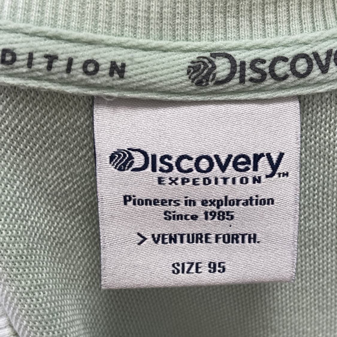 디스커버리 남성맨투맨 민트 95 영구제 상품이미지4