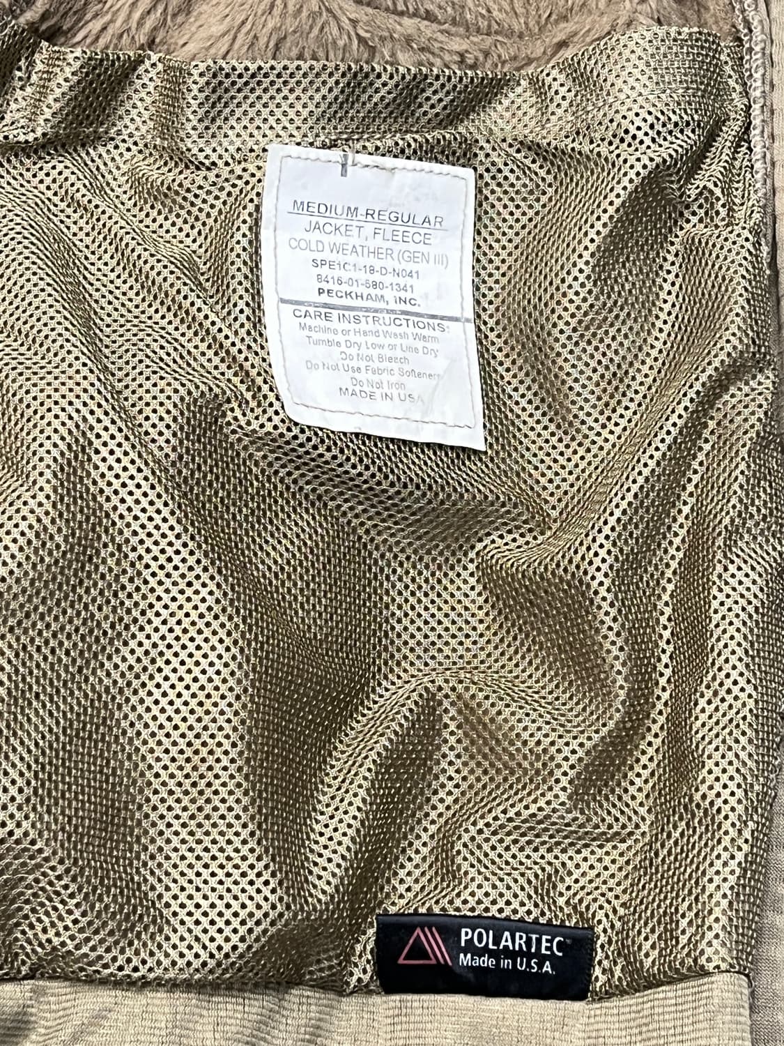 US Army 폴라텍 콜드웨더 GEN3 플리스 상품이미지4