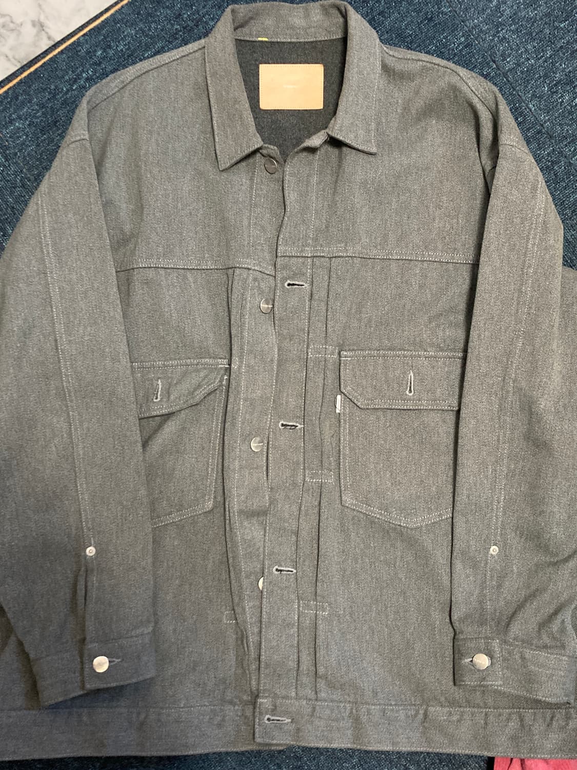 그라프페이퍼 데님 자켓 02사이즈 상품이미지2