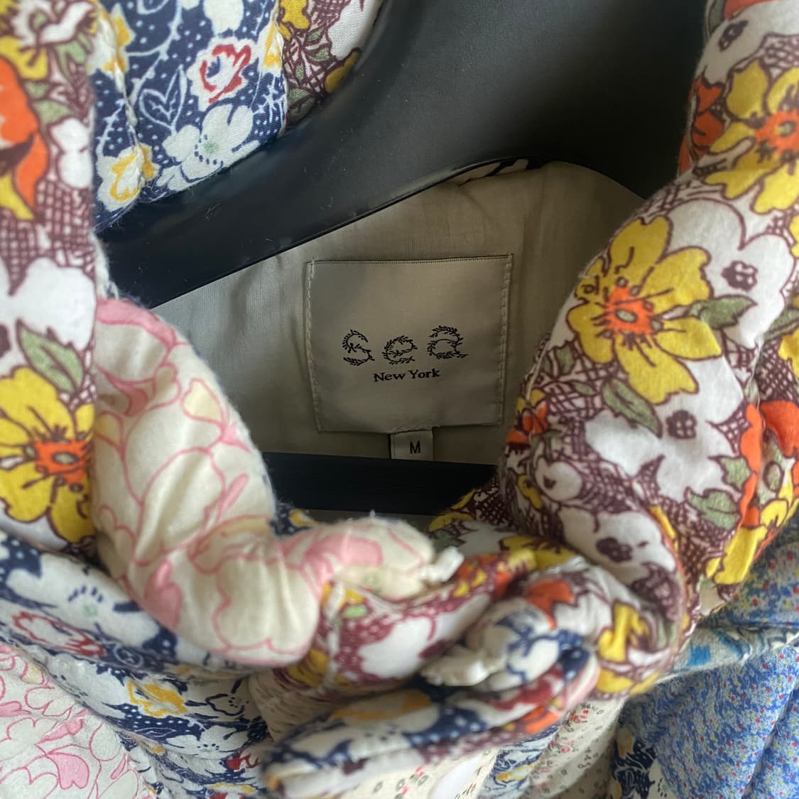 Sea New York 씨뉴욕 패치워크 푸퍼 자켓 상품이미지4