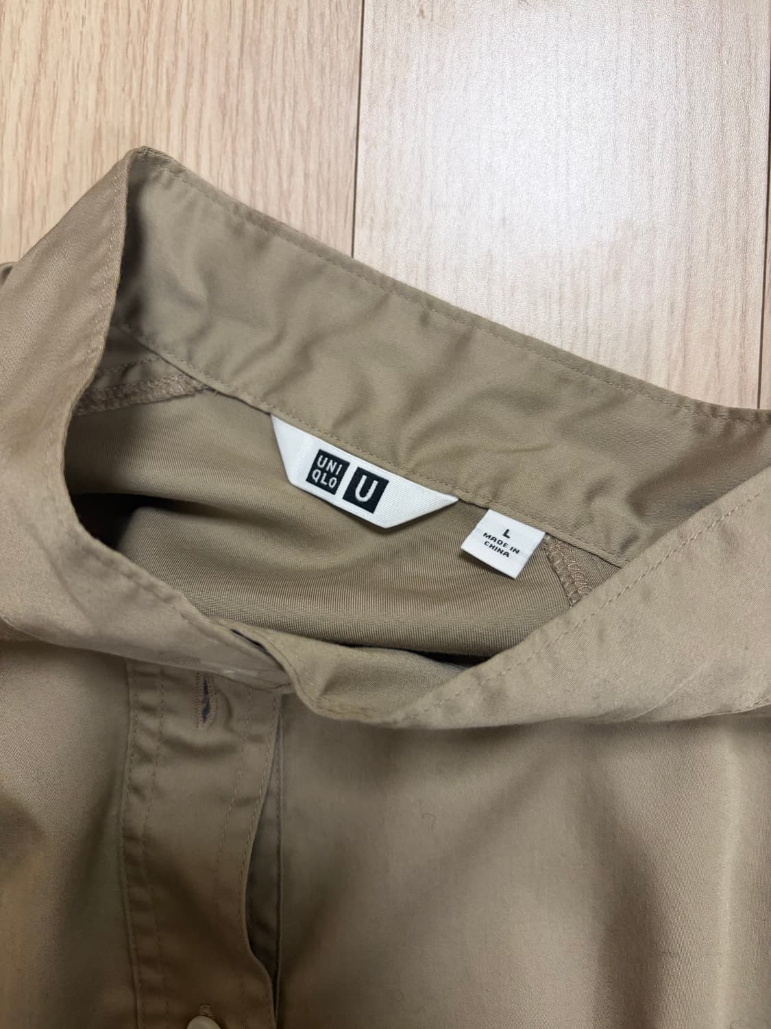 차이나카라 셔츠 유니클로 U  상품이미지2