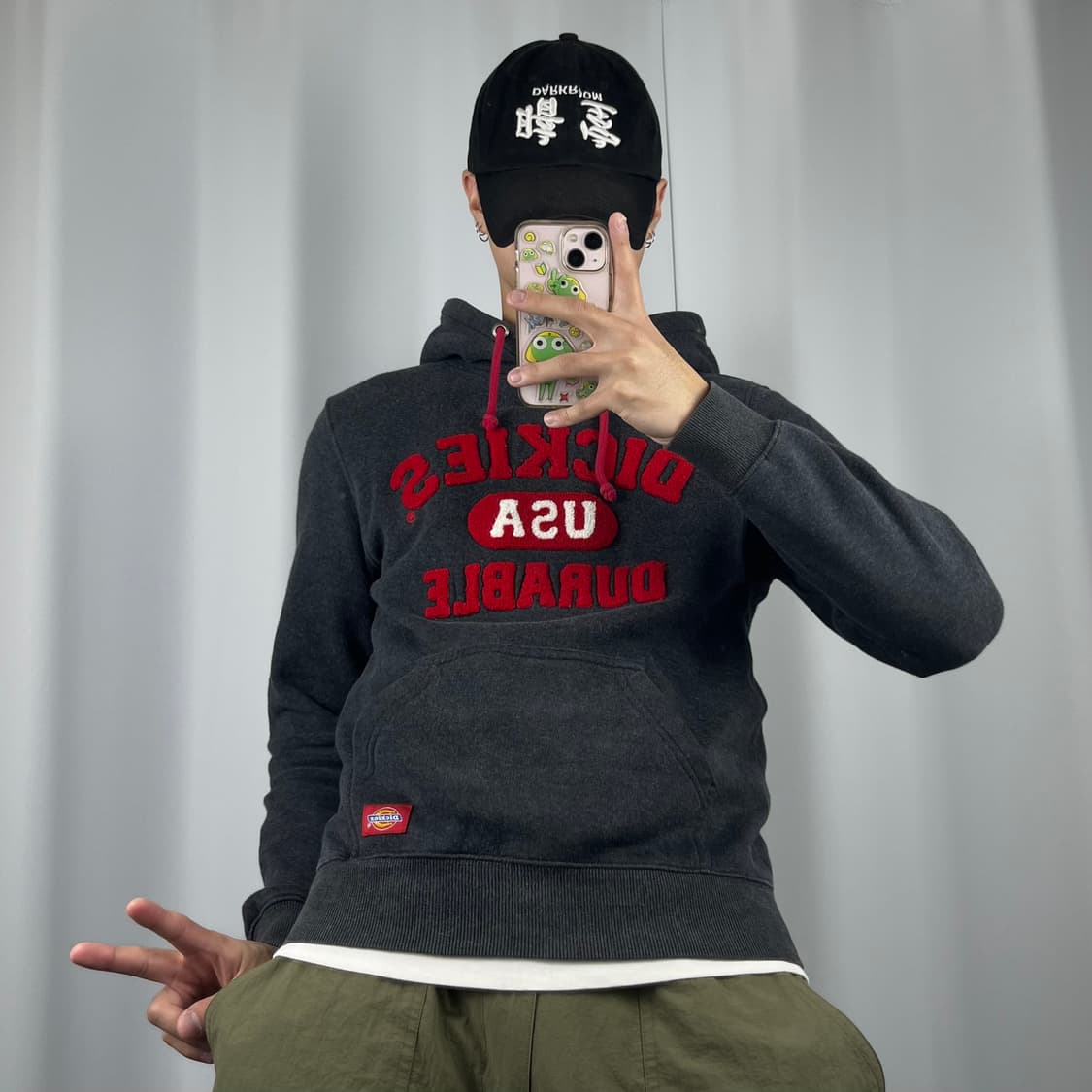 <디키즈 패치 로고 후드티> No.1305 상품이미지2