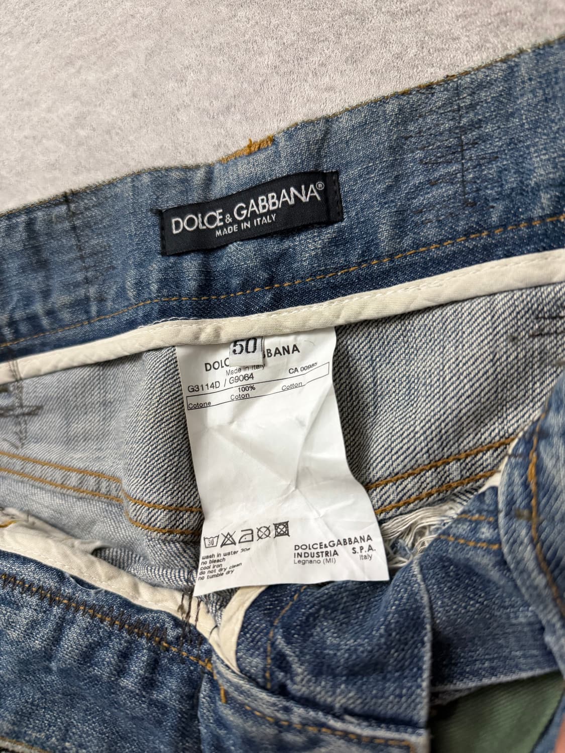 05FW 돌체앤가바나 하이브리드 카고 데님진 상품이미지9