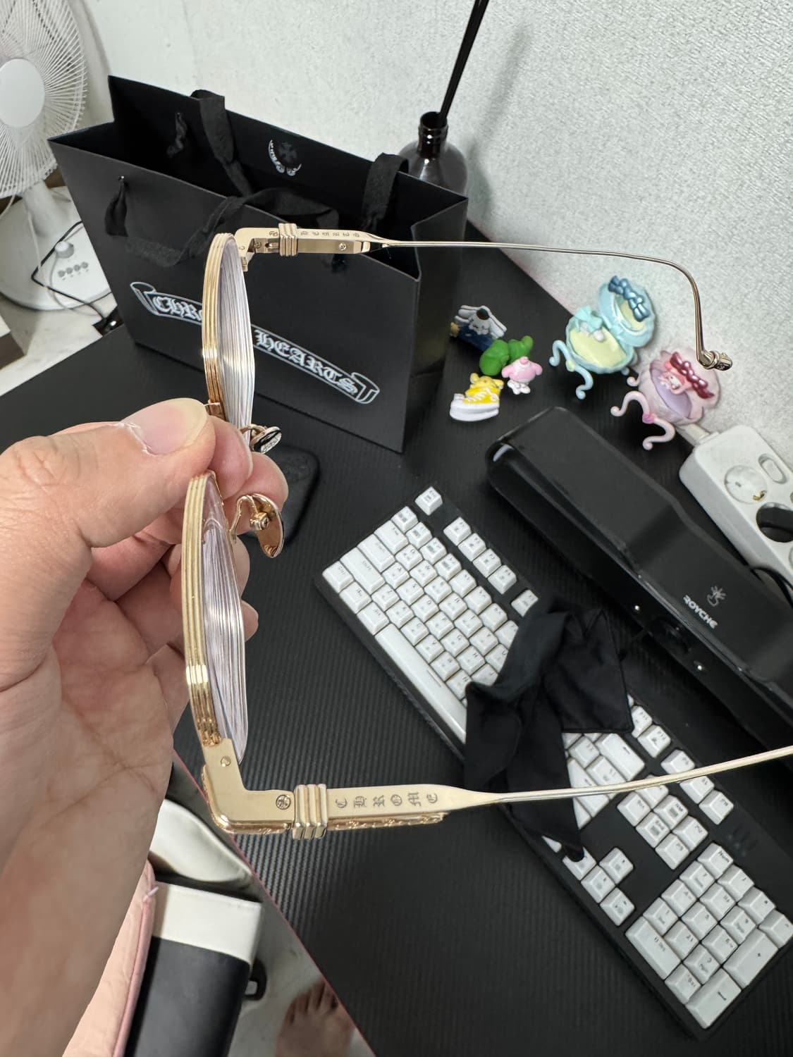 크롬하츠 바질릭토리안 엔틱골드 안경 판매 상품이미지4