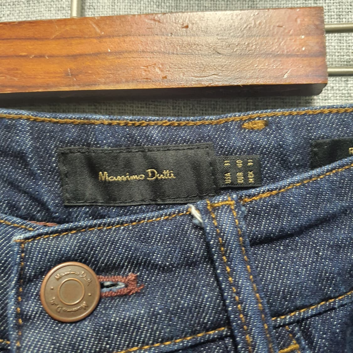 마시모두띠 릴렉스핏 다크 데님 청바지  상품이미지3