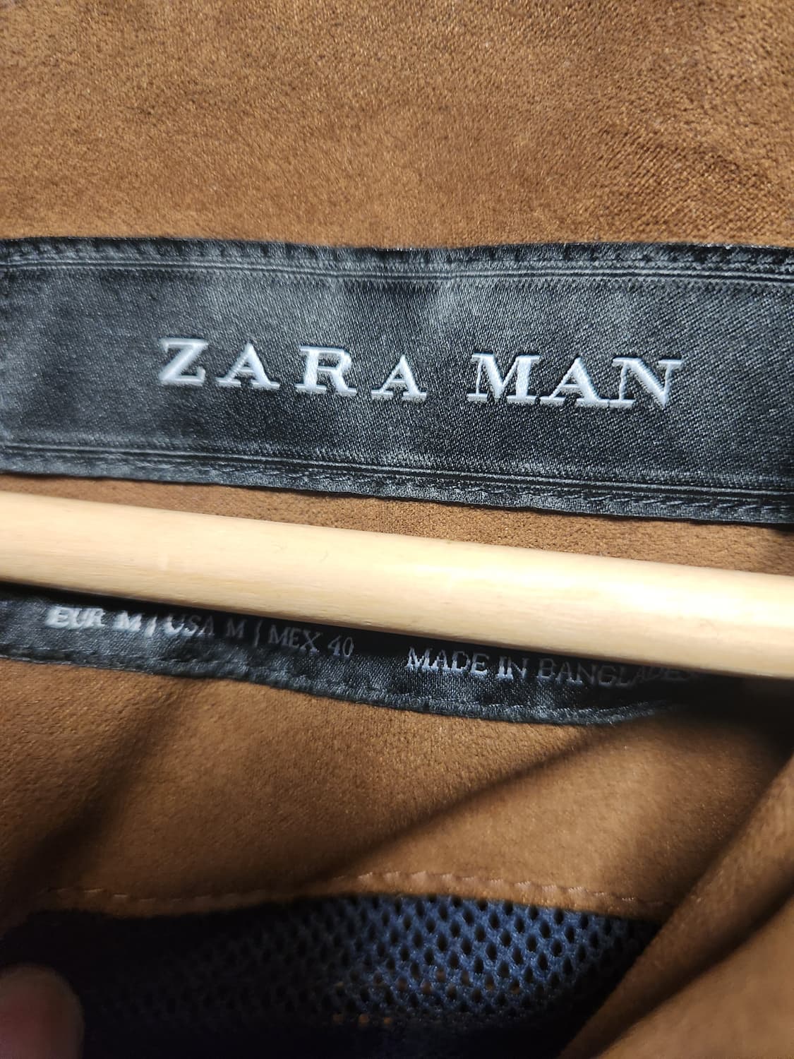 자라 ZARA MAN 브라운 스웨이드 봄버 자켓 M 상품이미지2