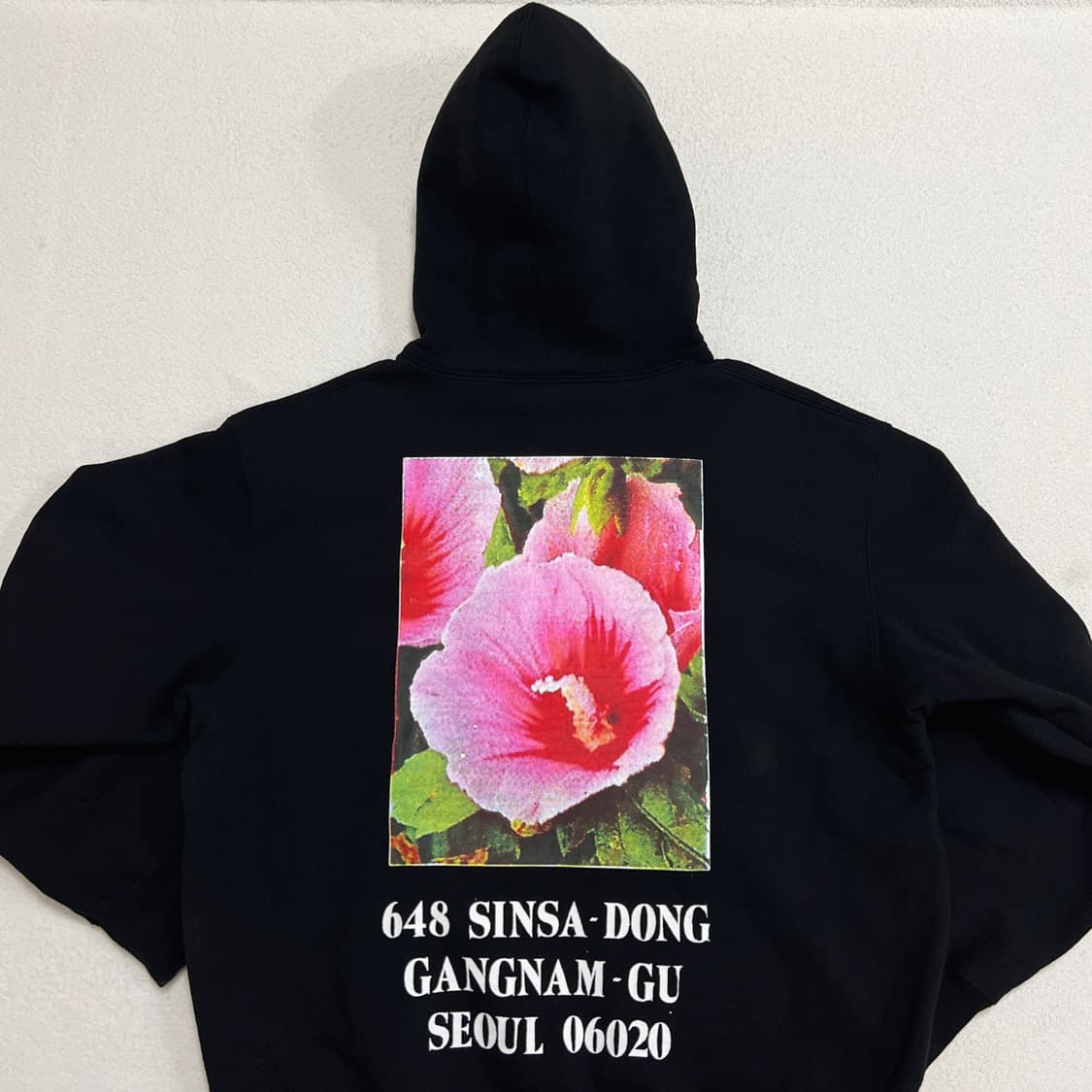 슈프림 23FW 서울 무궁화 박스로고 후드 블랙 상품이미지5