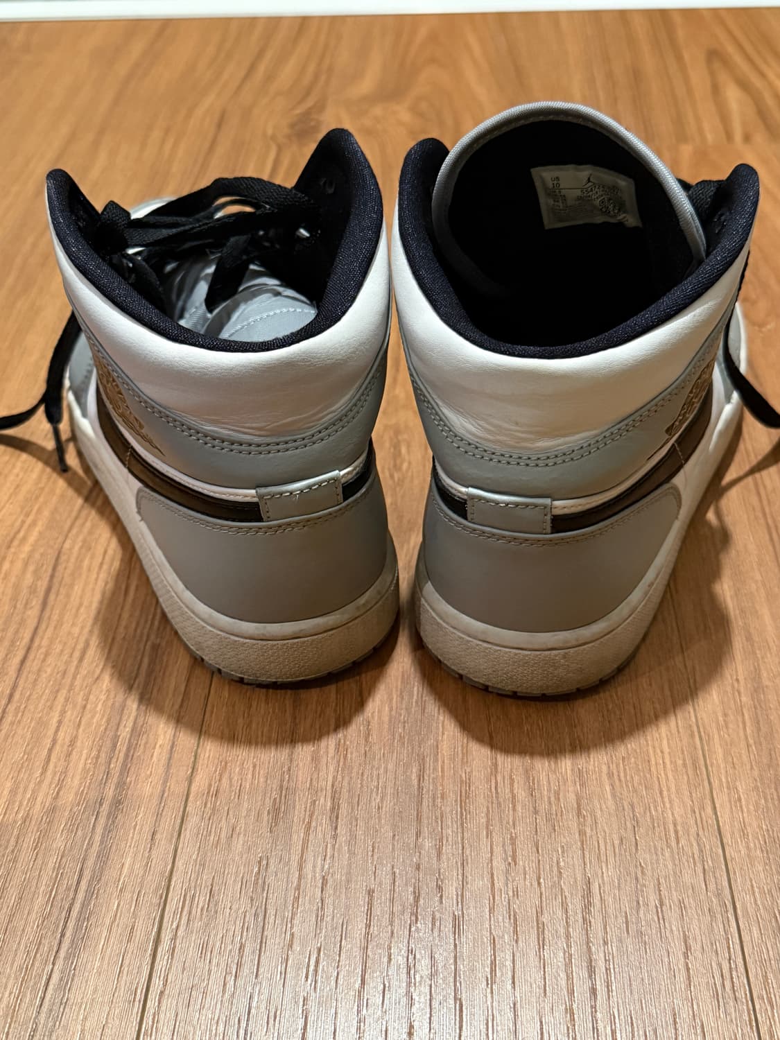 에어조던1 미드 라이트 스모크 그레이 us10 (280~285) no 상품이미지5