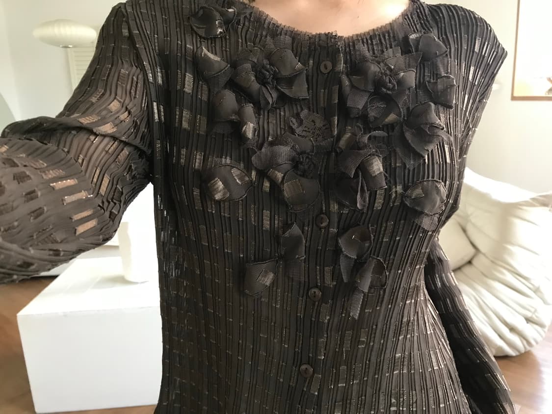 vintage pleats blouse 상품이미지4