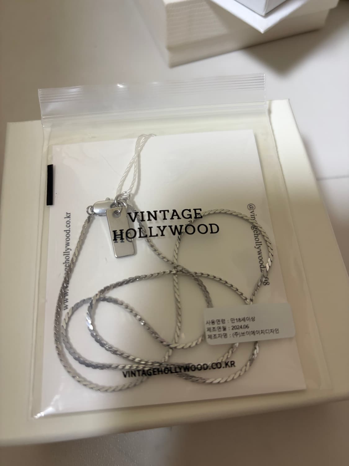 [새상품] 빈티지헐리우드 스네이크 목걸이 상품이미지5