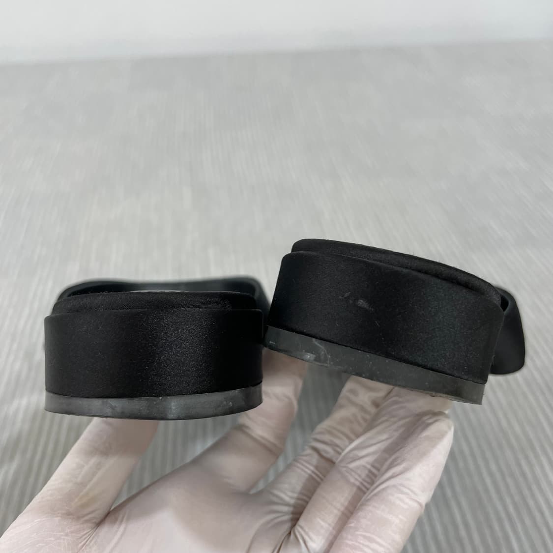 674) 페라가모 바라 보우 슬라이드 샌들 235mm 상품이미지7