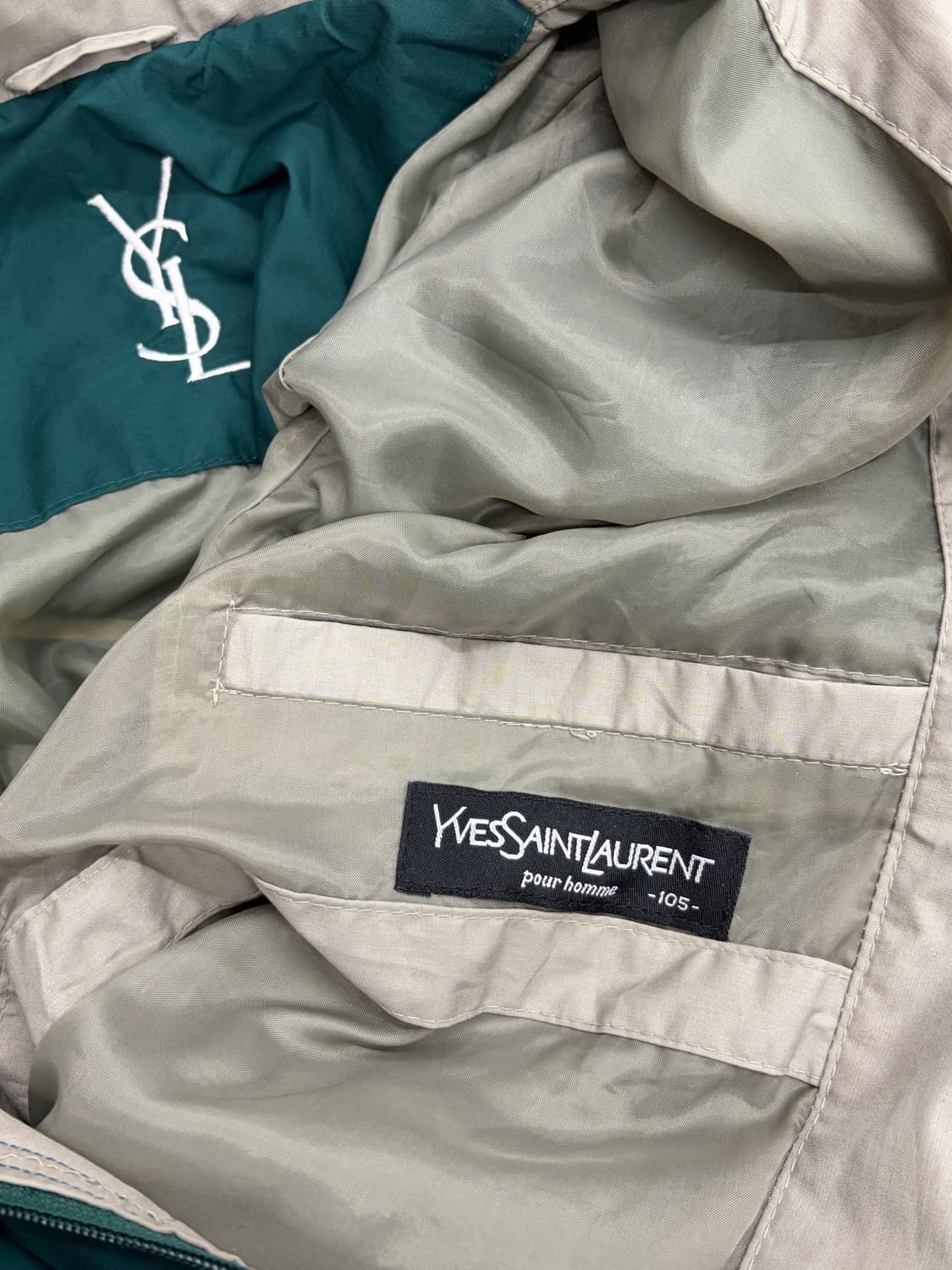 YSL 입생로랑 그린색 바람막이 자켓 상품이미지7