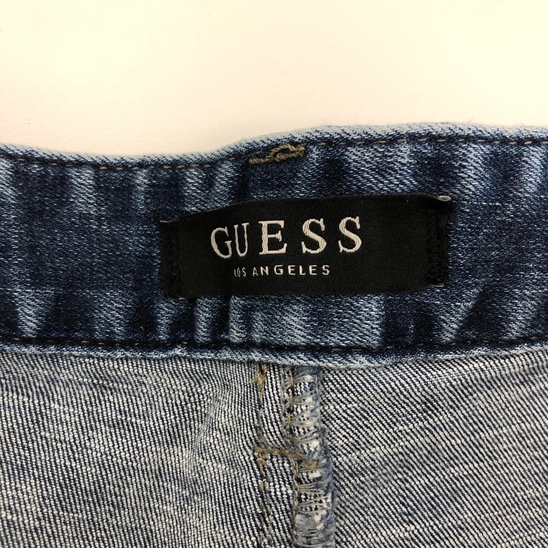 게스 레더패치 청바지 30-31 인치 상품이미지5