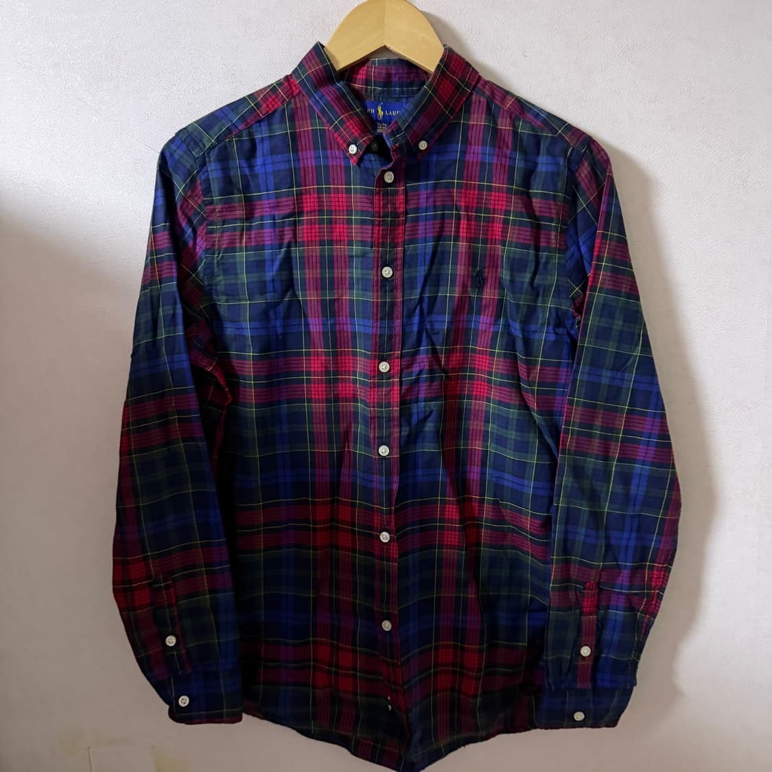 폴로 랄프로렌 크리스마스 패턴 셔츠 보이즈 XL (66-77) 상품이미지1