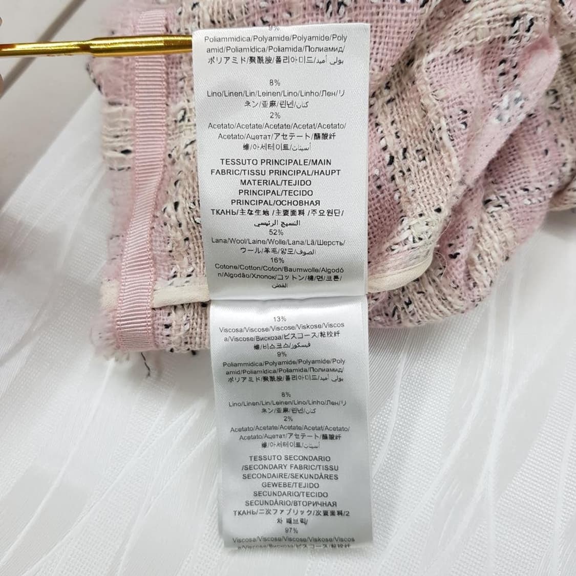 지암바티스타 트위드 크롭 자켓 38사이즈 상품이미지7