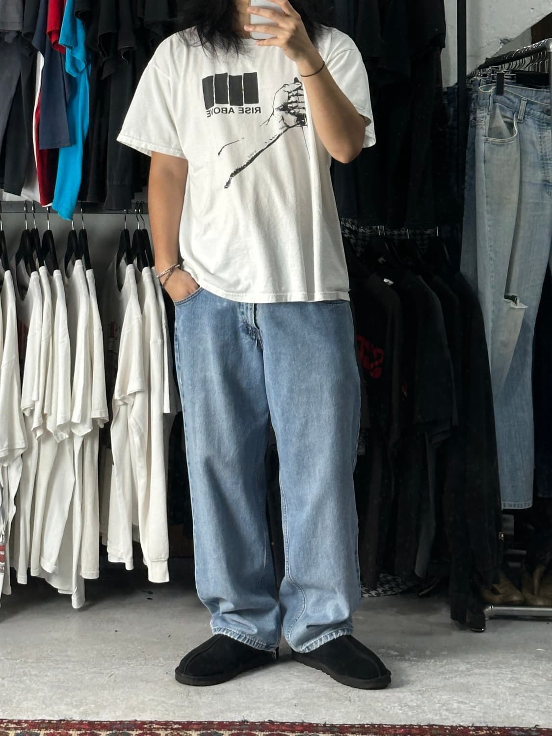 00's 리바이스 실버탭 배기 데님 팬츠 상품이미지2