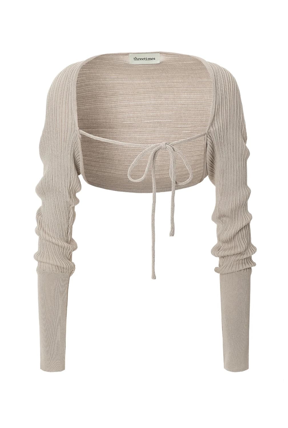 쓰리타임즈 Lit bolero 베이지 상품이미지1