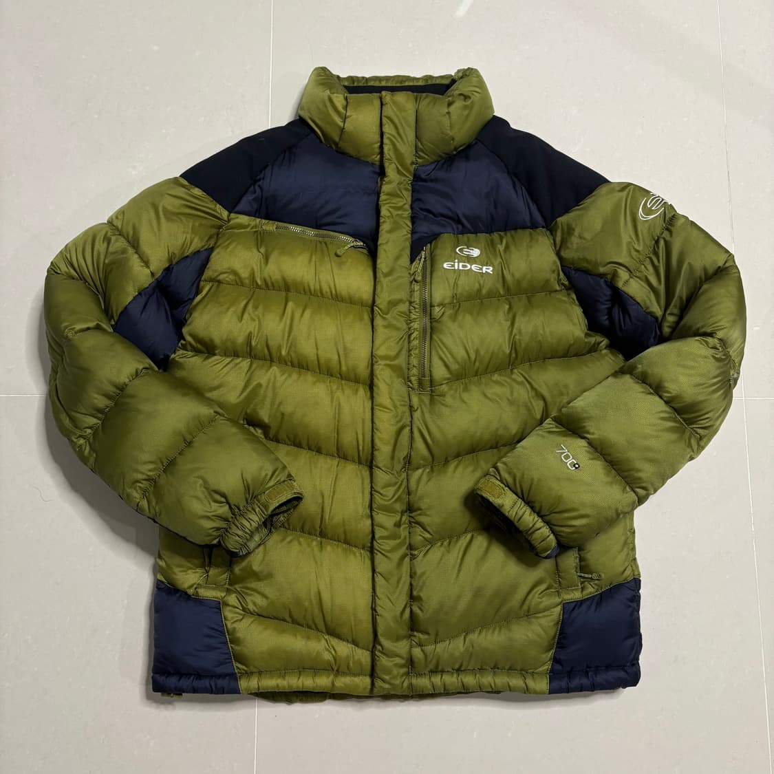 정품 아이더 덕다운 700 필파워 배색 패딩 자켓 점퍼 빅사이즈 상품이미지2