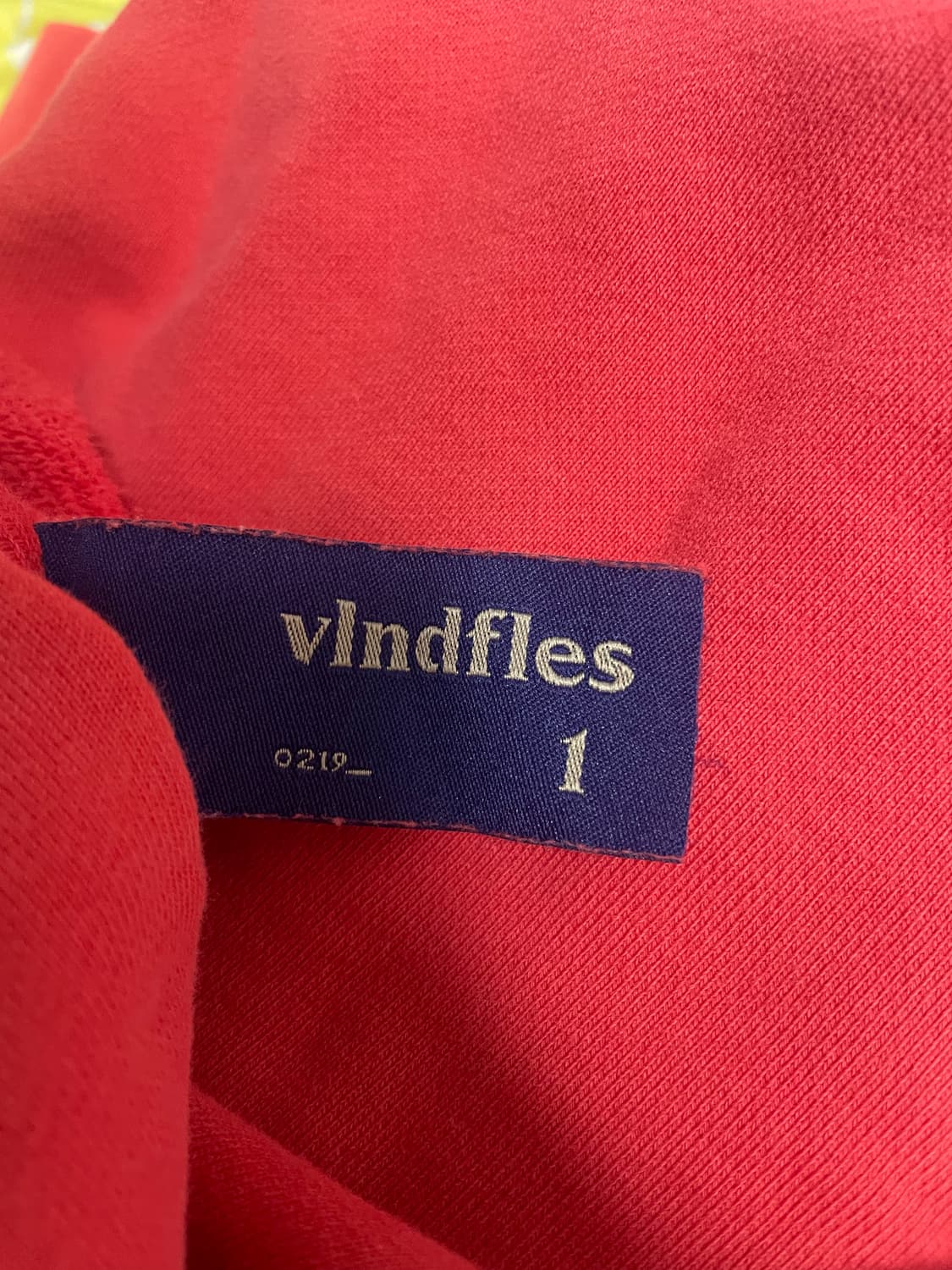 블라인드파일즈 후드 레드 상품이미지2