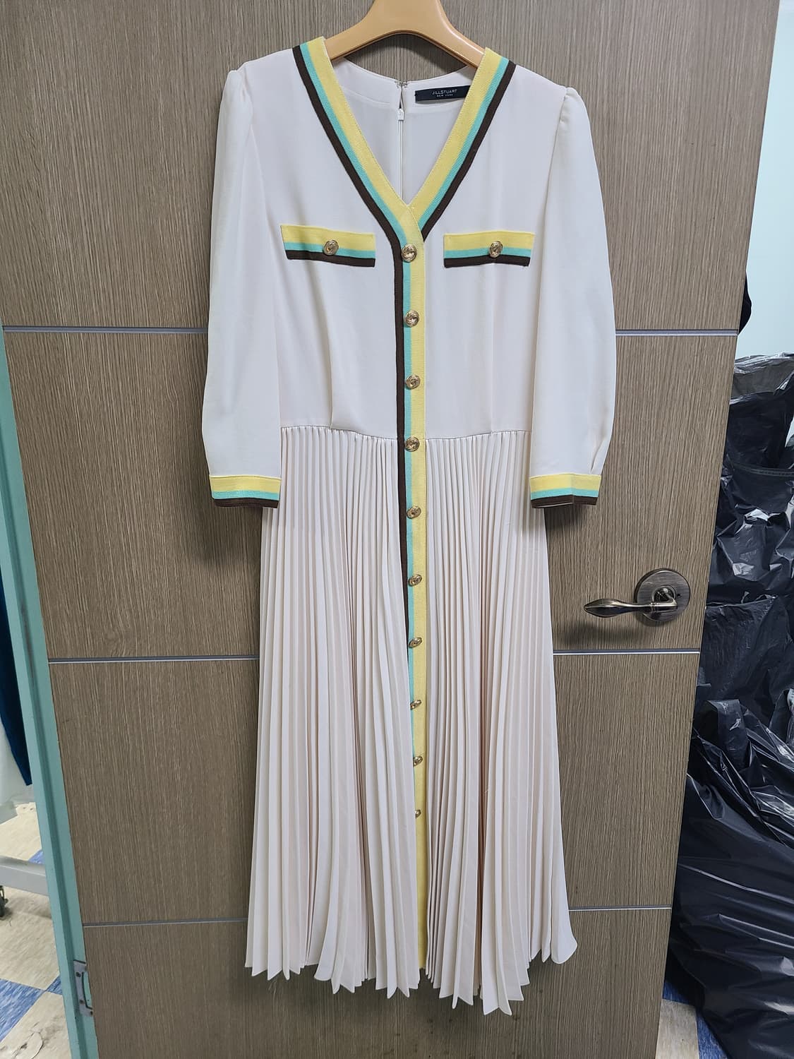 질스튜어트 뉴욕 플리츠 롱원피스 상품이미지1