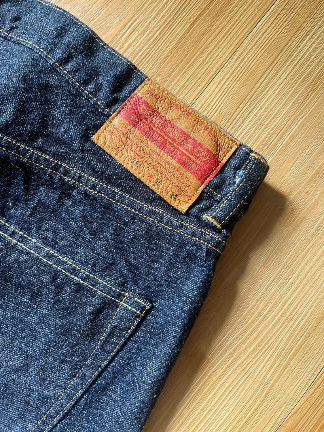 데밀 009p 셀비지데님 36사이즈 팝니다.  상품이미지2