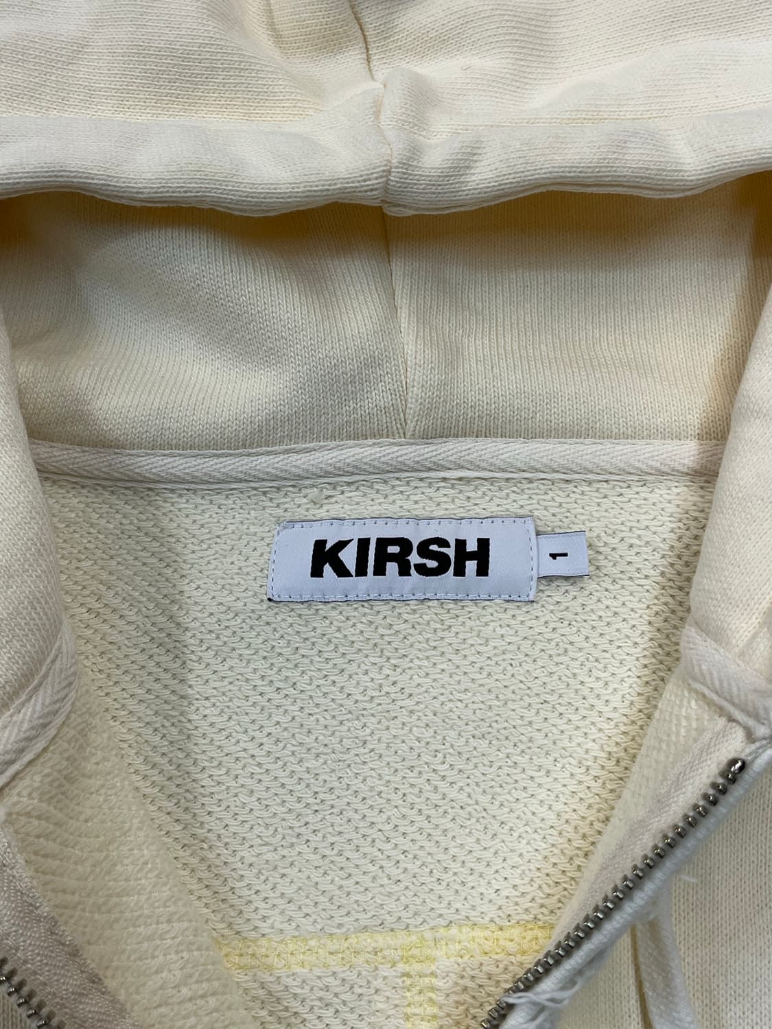 키르시 투웨이 크롭 후드집업 크림 #csz1937 상품이미지5