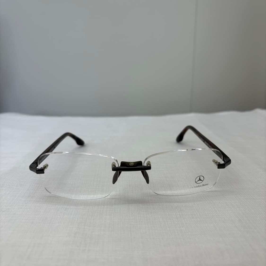 벤츠 브라운 무테 안경 상품이미지1