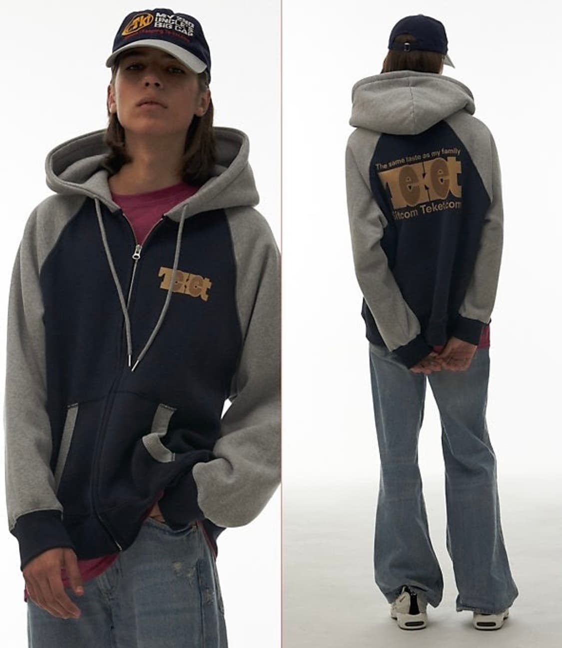 22FW 테켓 후드 집업 상품이미지1