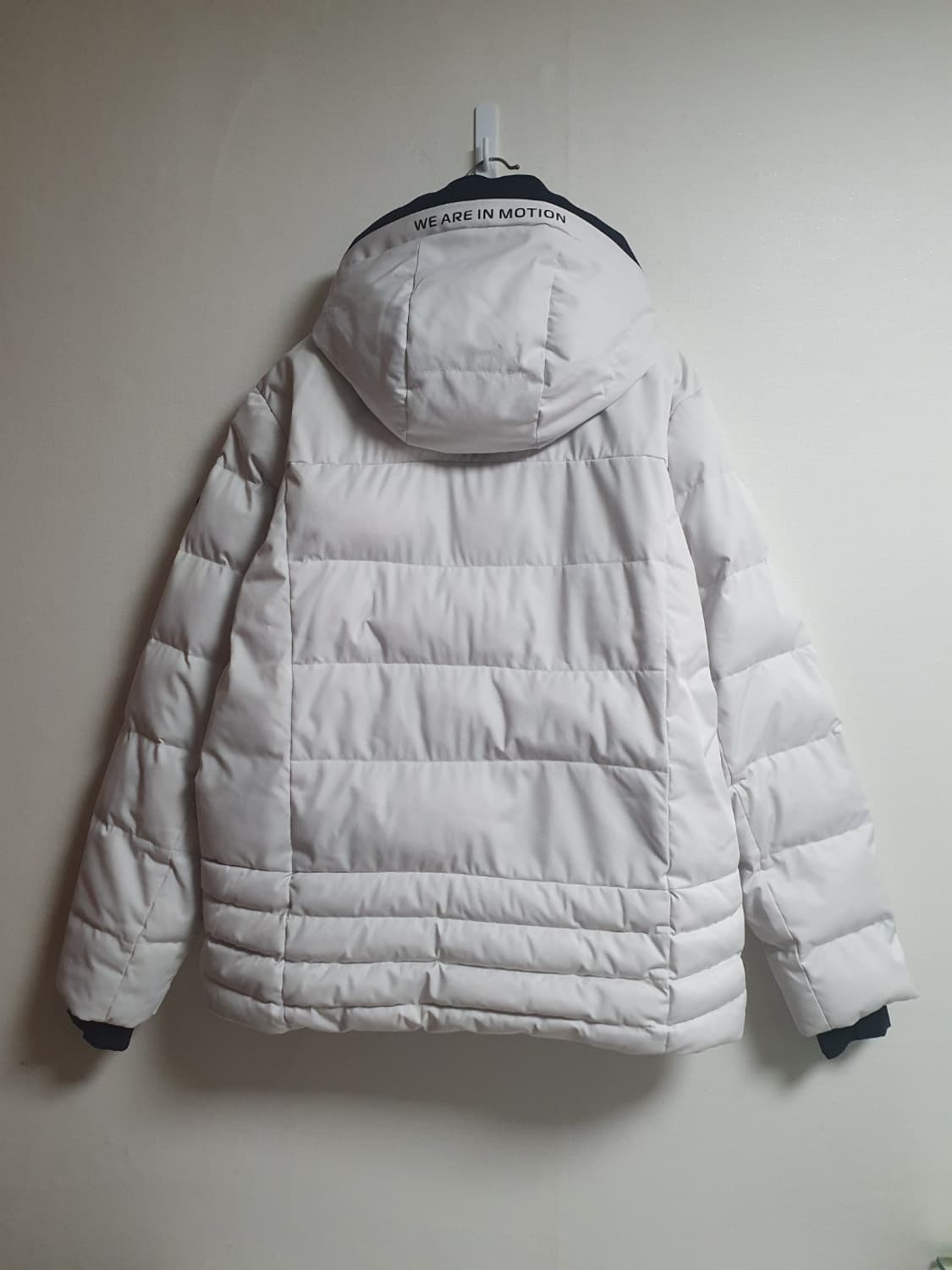 택포가 아이더 패딩 아슬랙 구스 다운 숏패딩 그레이 XL 상품이미지3