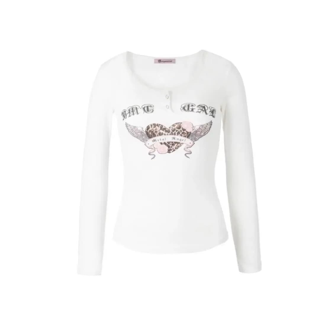 베이비메탈클럽 bmc gal 탑 화이트 베메클 갸루 상품이미지1