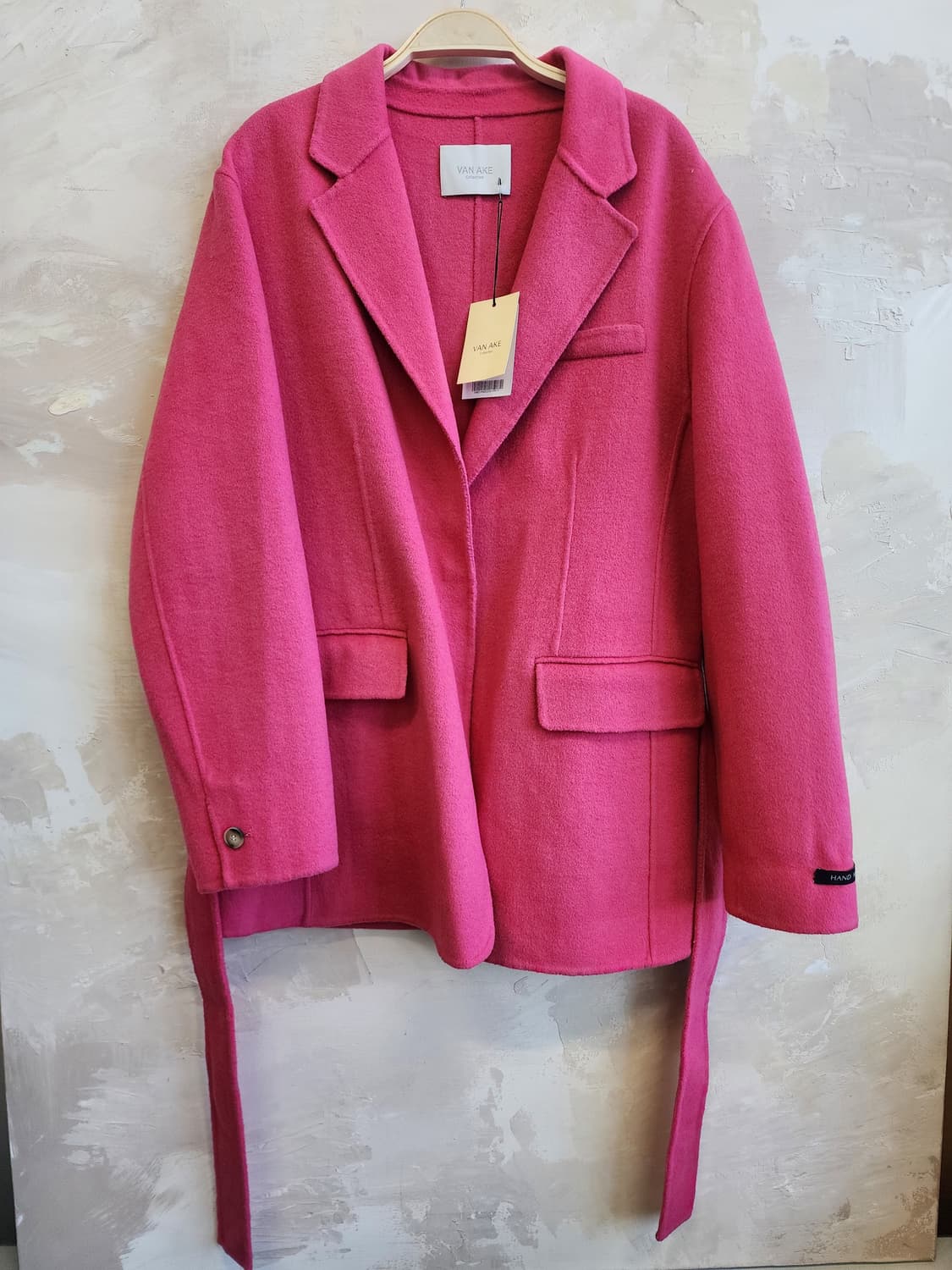 <새상품>핸드메이드 반에이크 핑크 자켓 상품이미지1