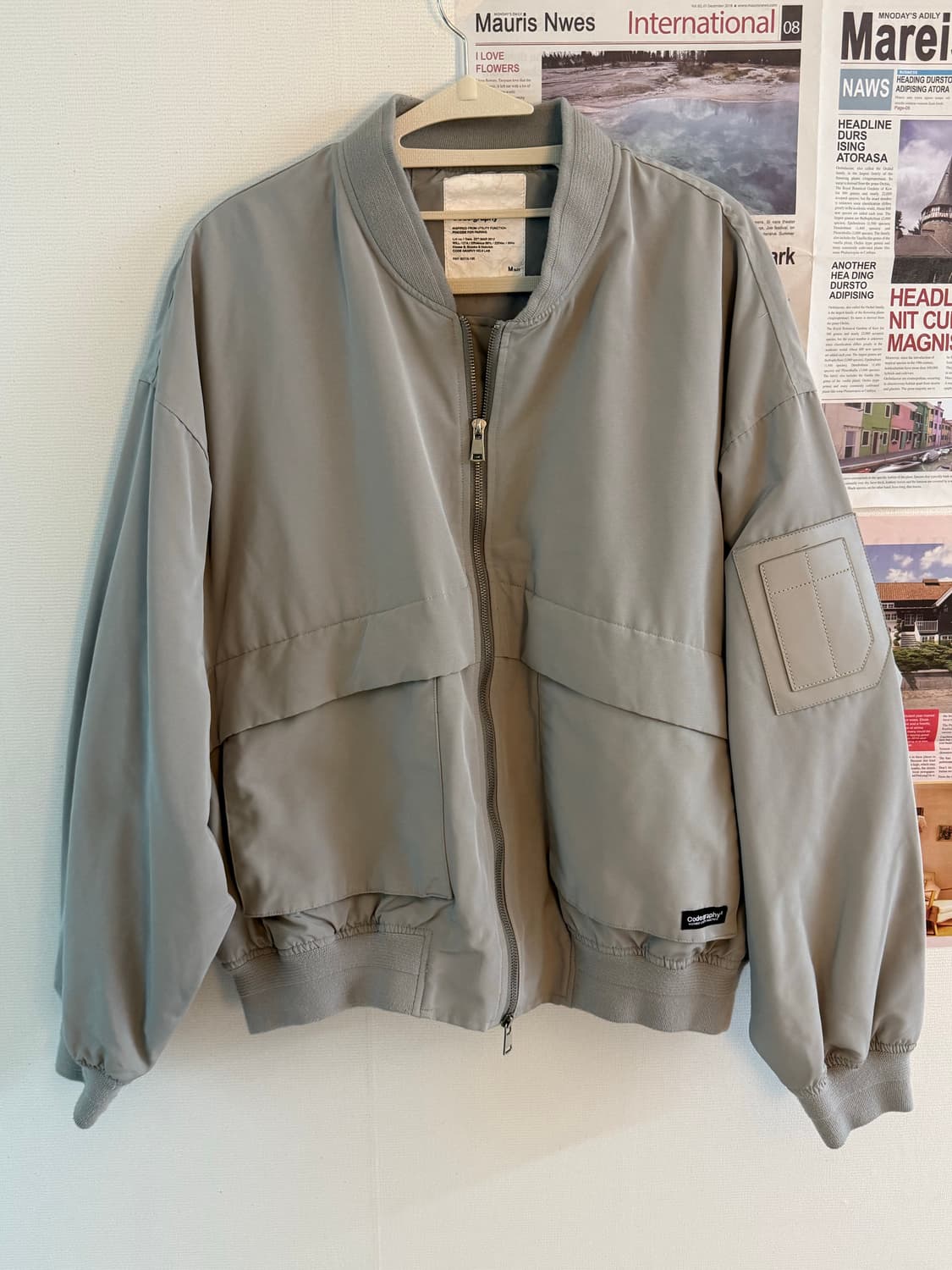 코드그래피 항공 점퍼 상품이미지1