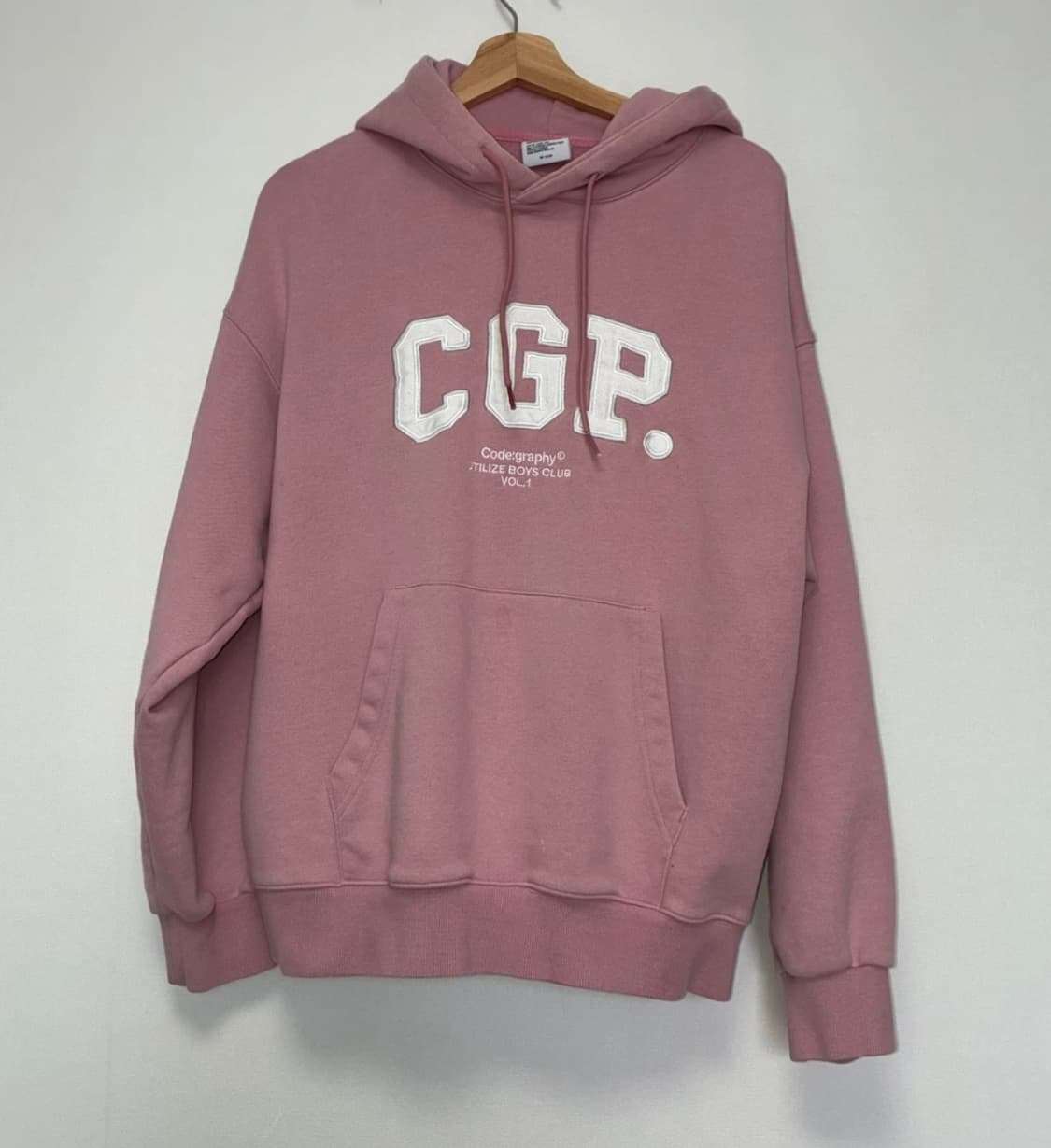 코드그라피 CGP 핑크 후드티 M 상품이미지1