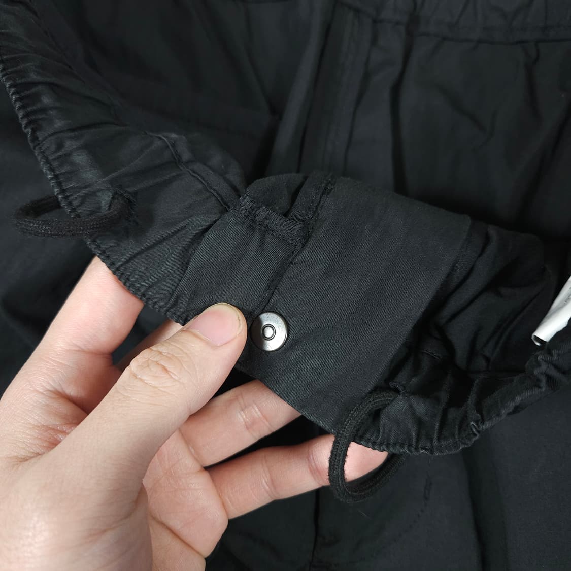 해칭룸 와이드 팬츠 블랙 상품이미지3