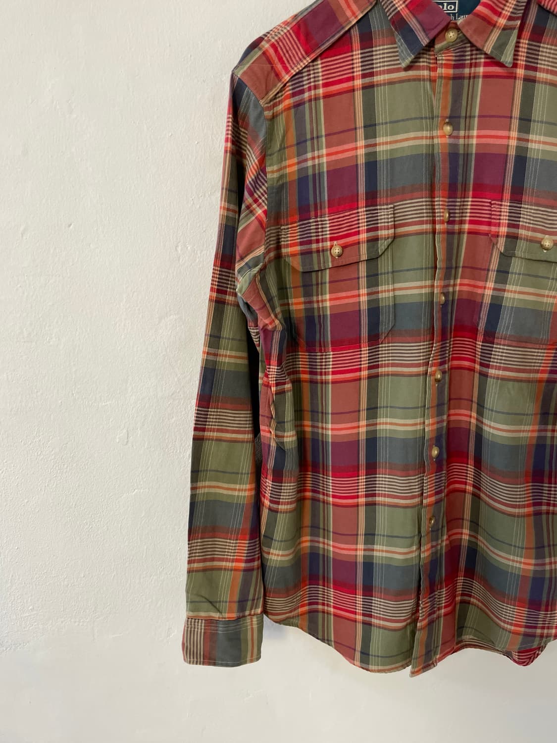 폴로 체크 워크셔츠  상품이미지3