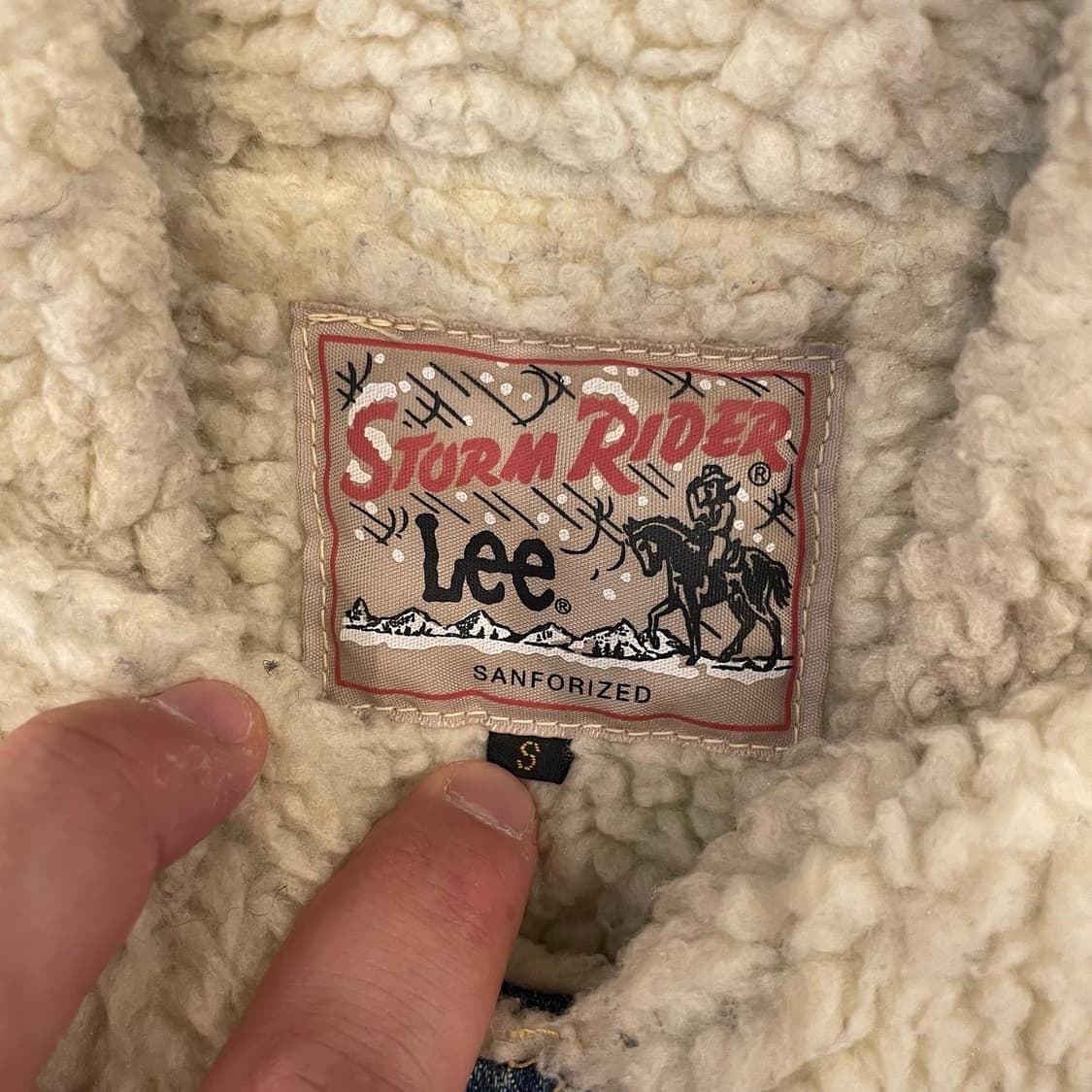 리 스톰라이더 털 청자켓 상품이미지5