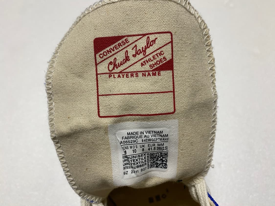 컨버스 척70 러쉬블루하이 8(265) 새상품 상품이미지6