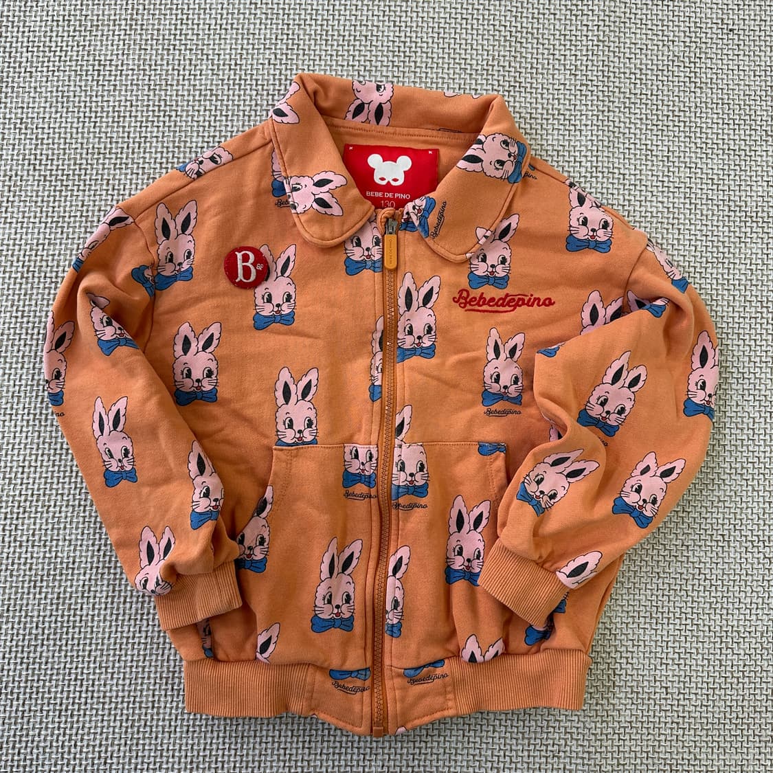 130 베베드피노 로즈라팡 집업세트 0428D 상품이미지2