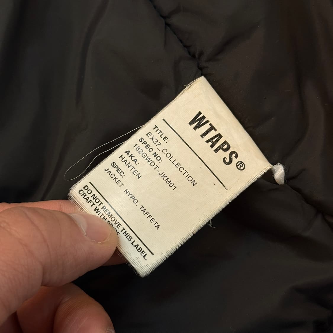 18AW 더블탭스 한텐 패디드 자켓  상품이미지8