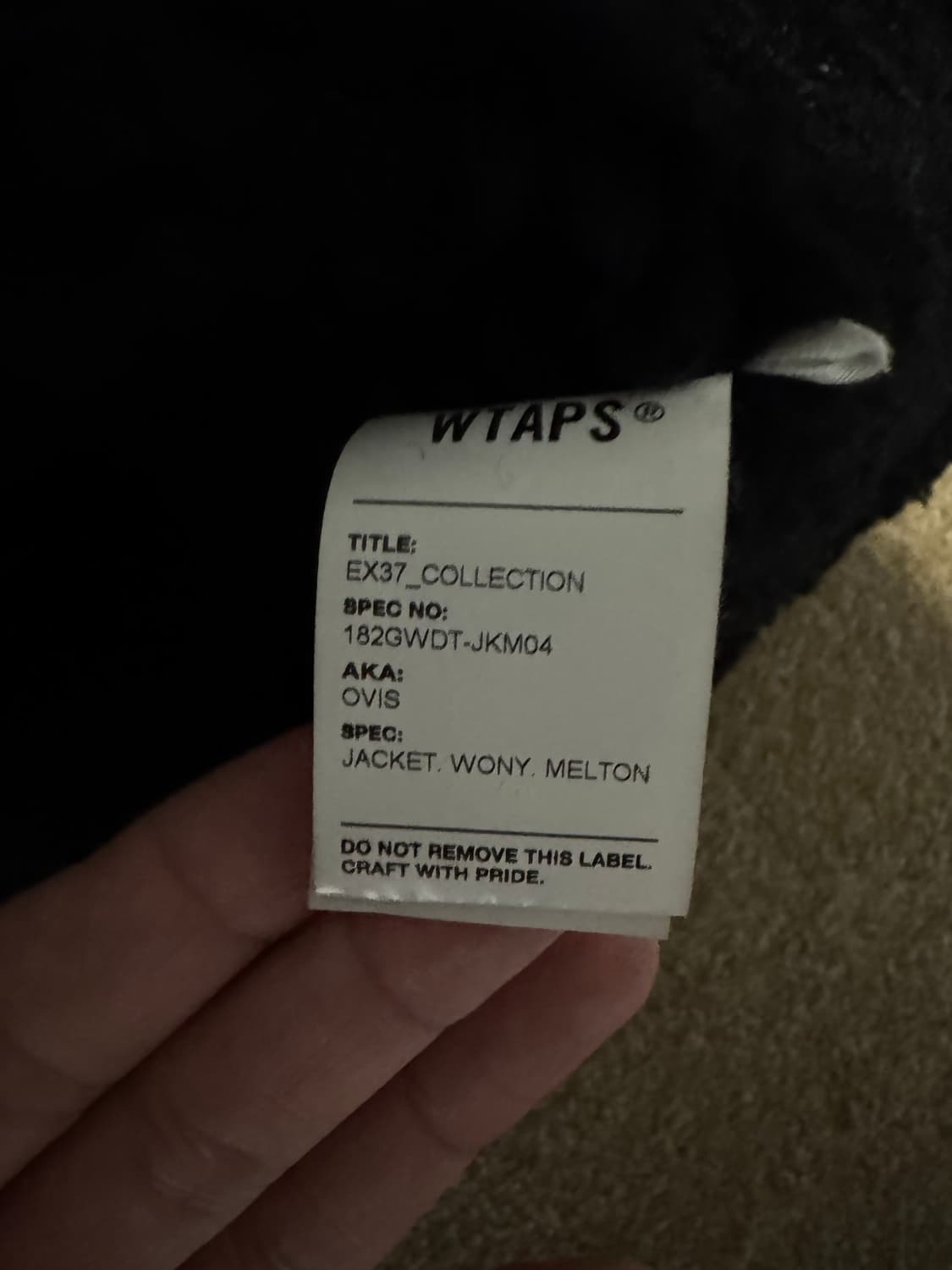 더블탭스 18AW 오비스 자켓 상품이미지3