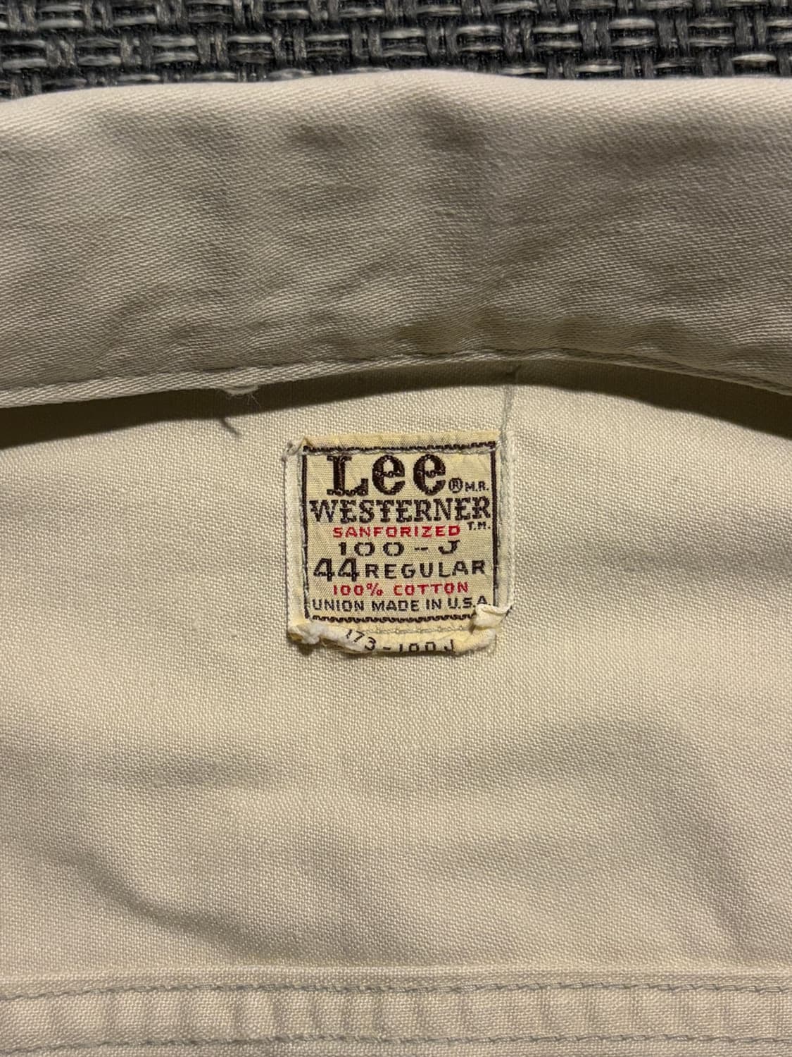 60's Lee 100-J WESTERNER 44 USA🇺🇸 상품이미지4