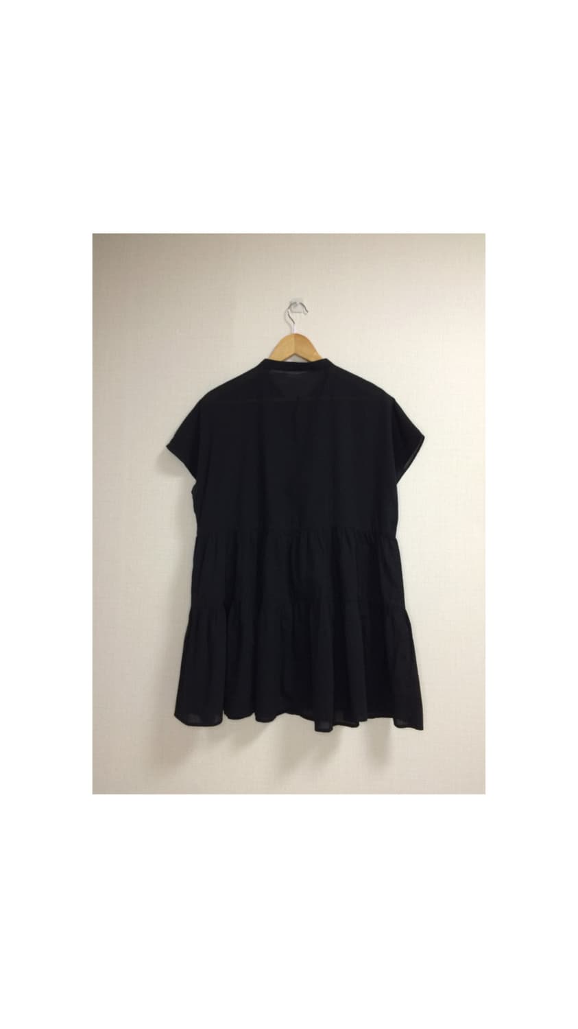 빈티지 블랙 캉캉 튜닉 원피스 상품이미지4