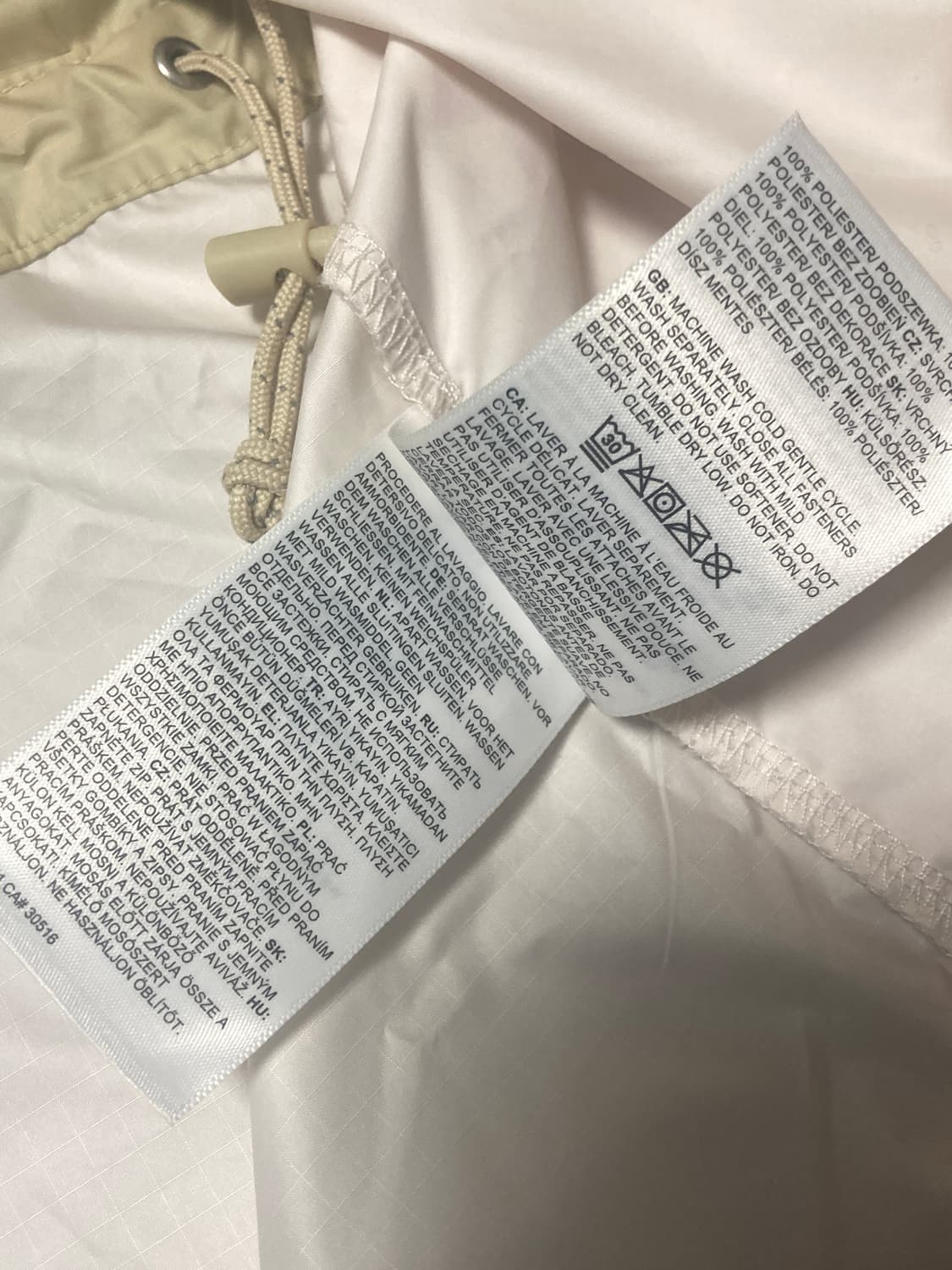 노스페이스 화이트라벨 아노락 M 상품이미지6