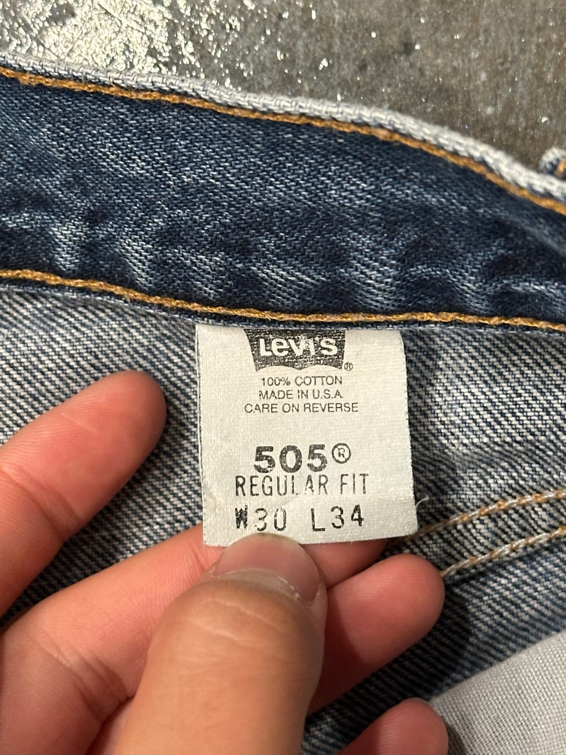 00s USA 리바이스 505 W30 L34 상품이미지3