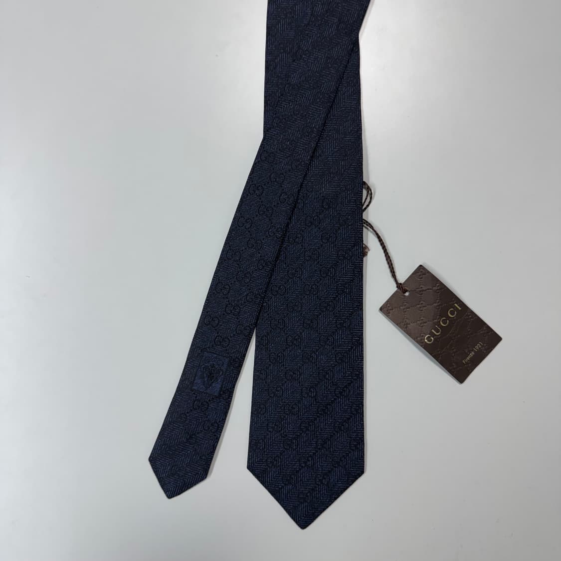 택달린 미사용품 구찌(GUCCI) 모노그램 명품 정품 넥타이 상품이미지1