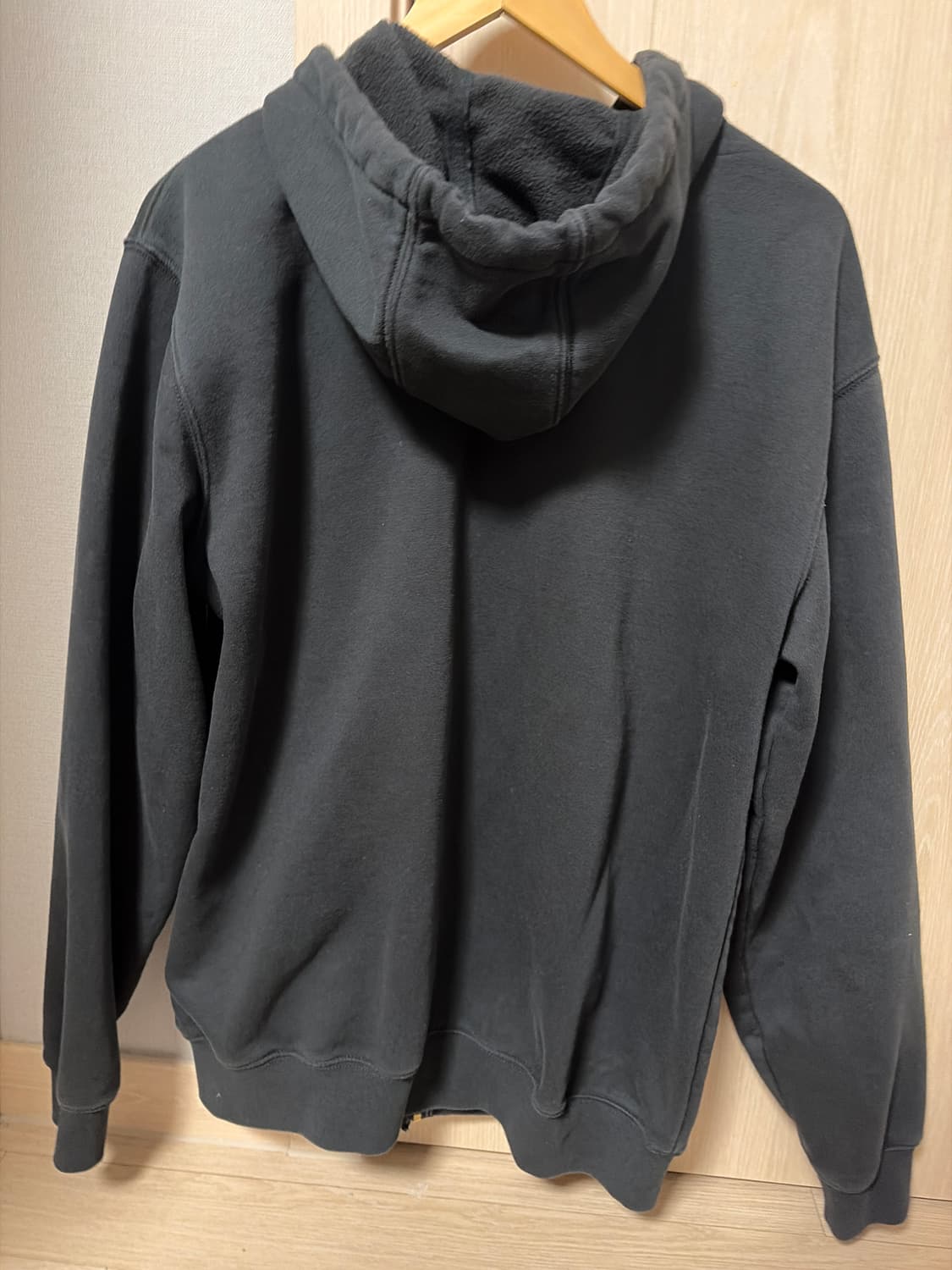 칼하트 후드 집업 블랙 M 상품이미지3