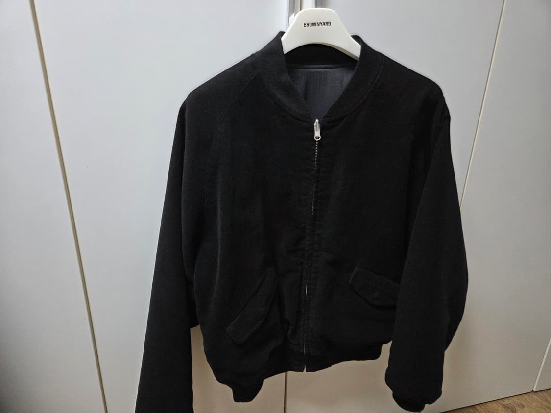 25FW 브라운야드 리버서블 몰스킨 블루종 블랙 4사이즈 상품이미지1