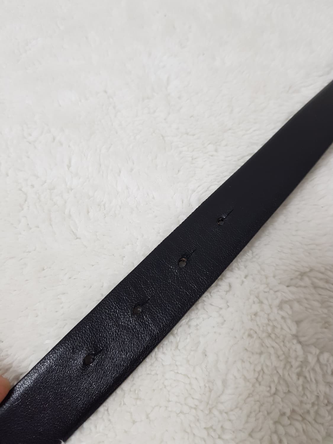 [85/34/정품] 로에베 아나그램 페이던트 블랙벨트 상품이미지8